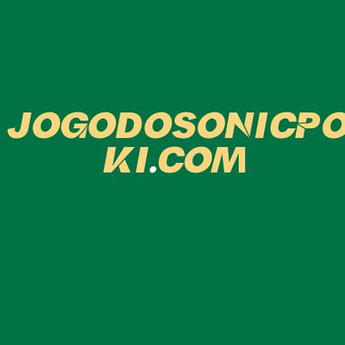 Logo da JOGODOSONICPOKI